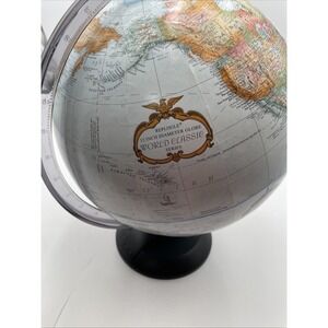 Vintage Replogle Raised Relief World Classic Series 12" Diameter Globe, 17" Tall